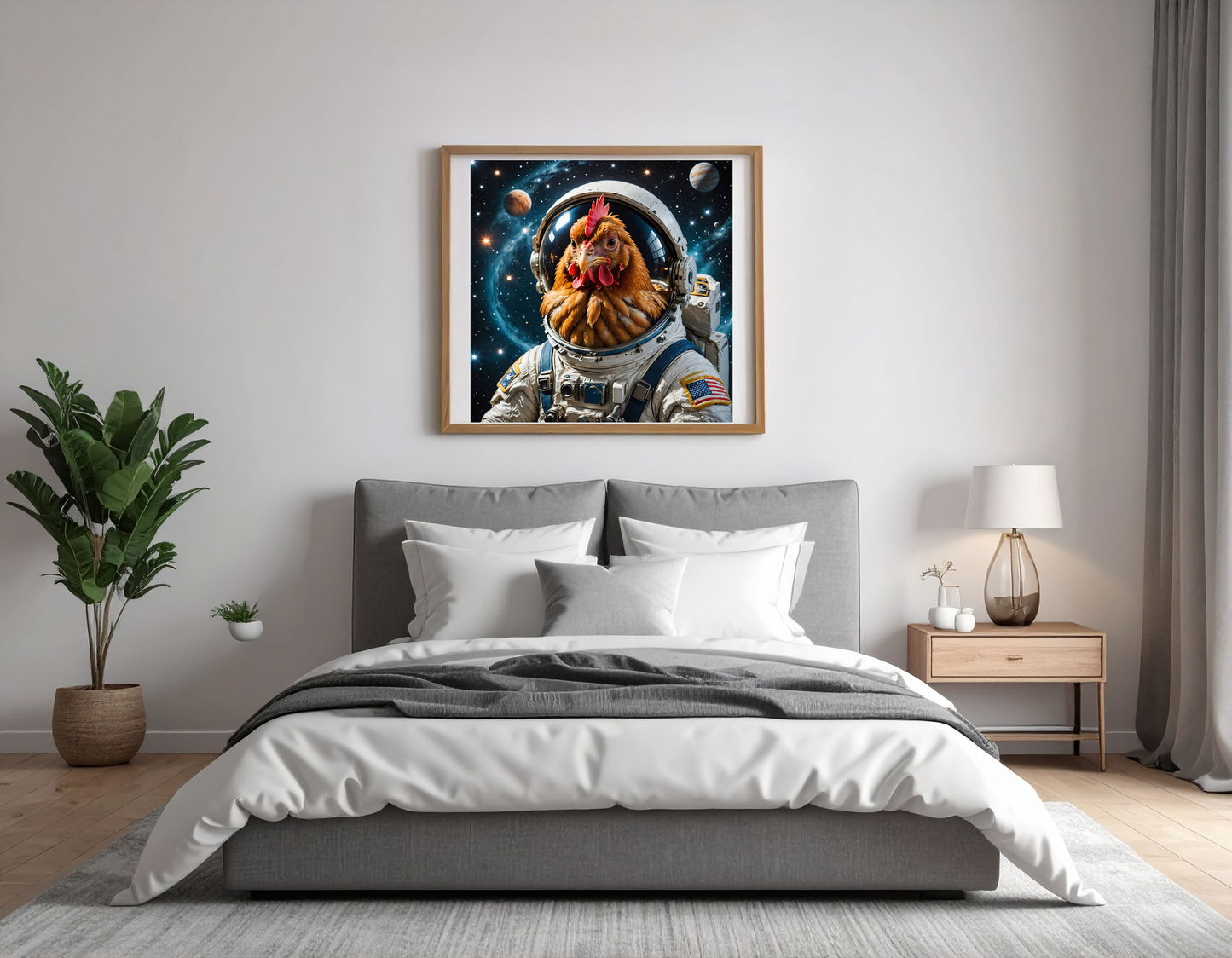 Chicken in space
