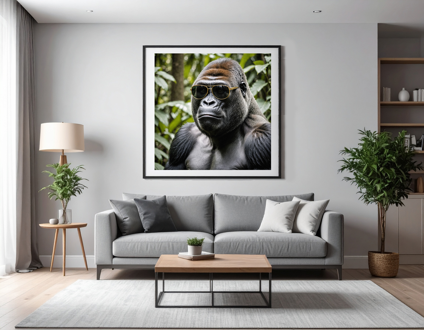 gorilla with sunglasses