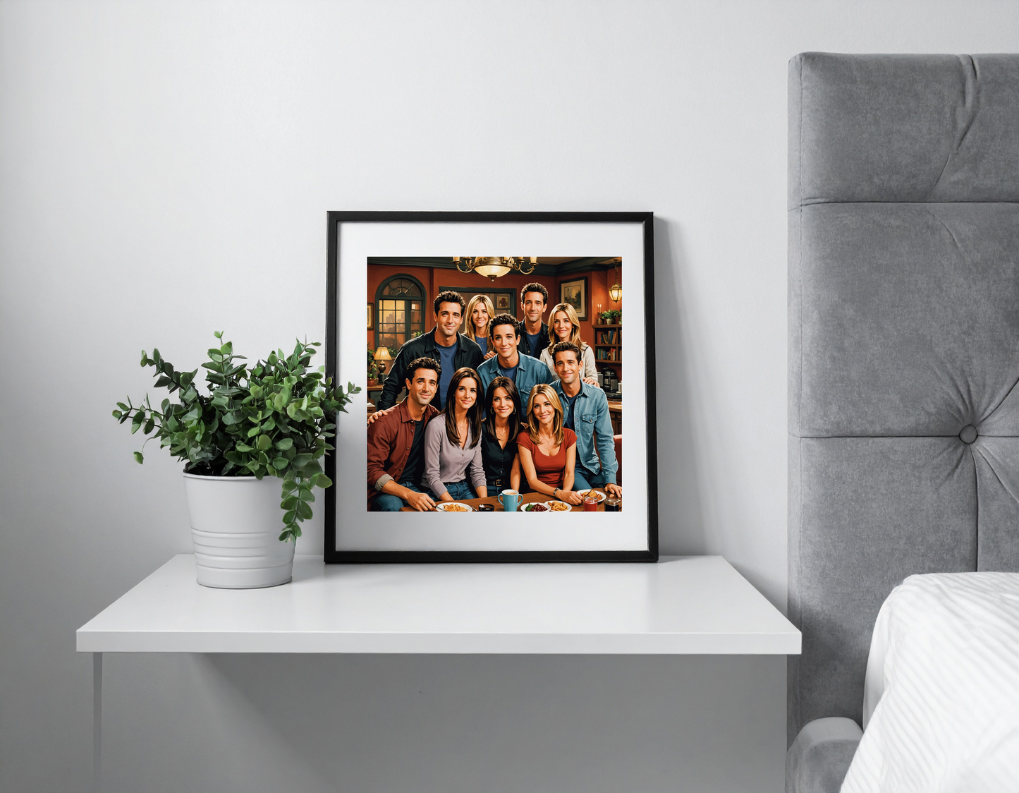 Charakters of the show FRIENDS