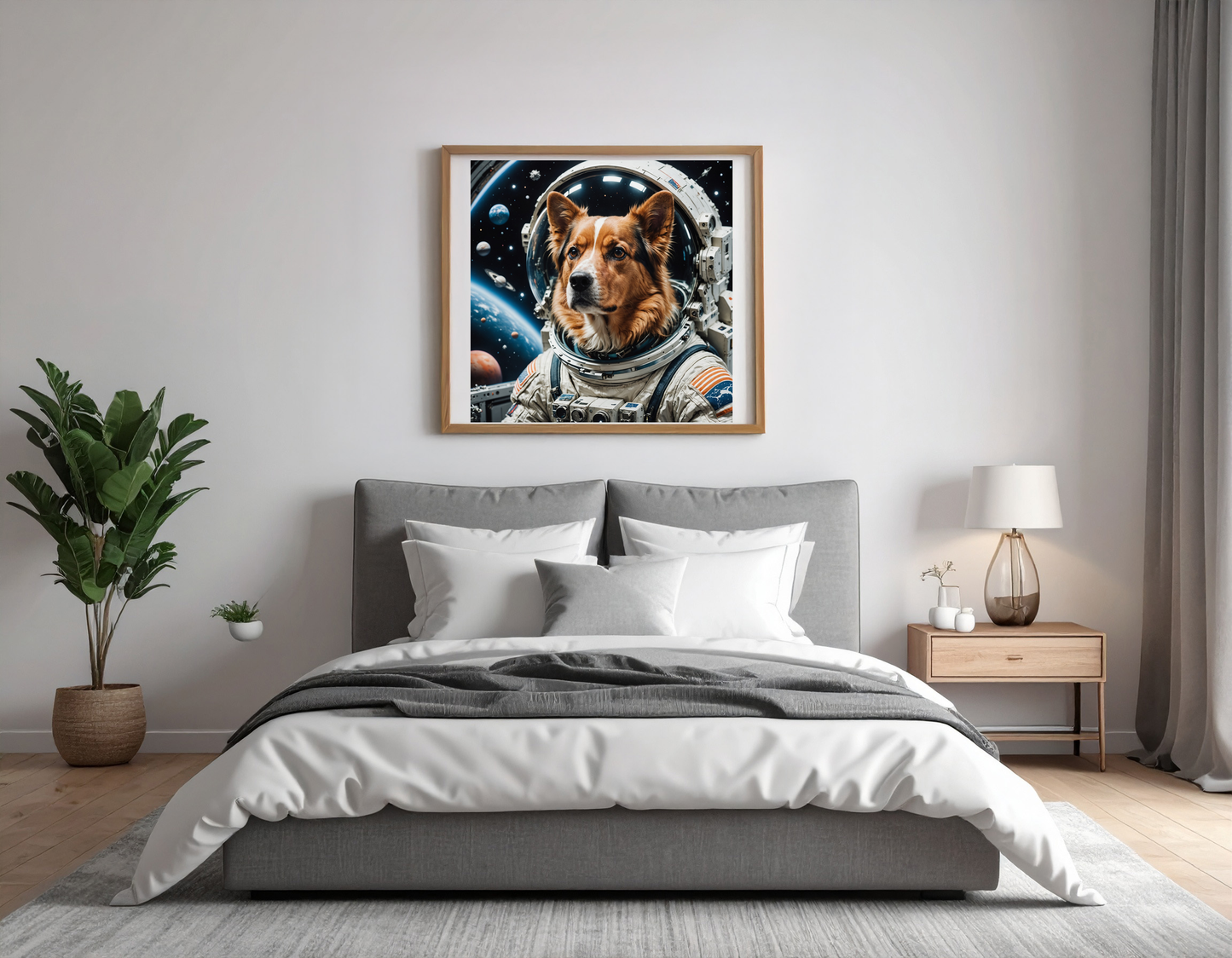 Dog in space
