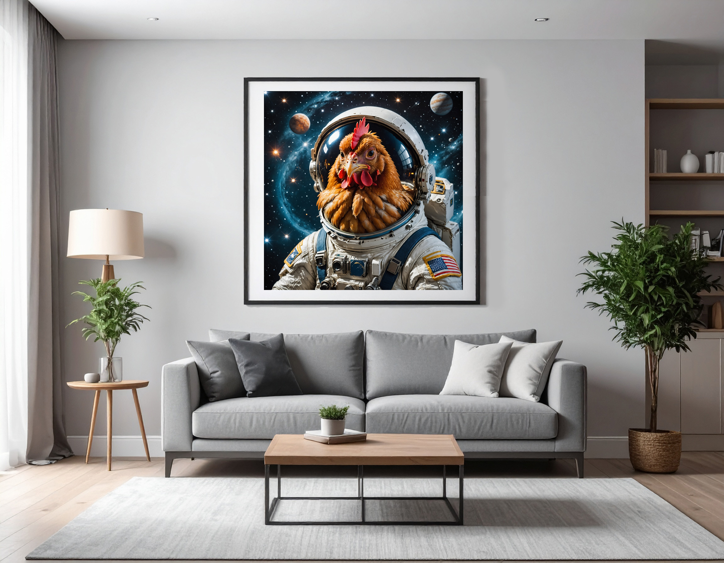Chicken in space