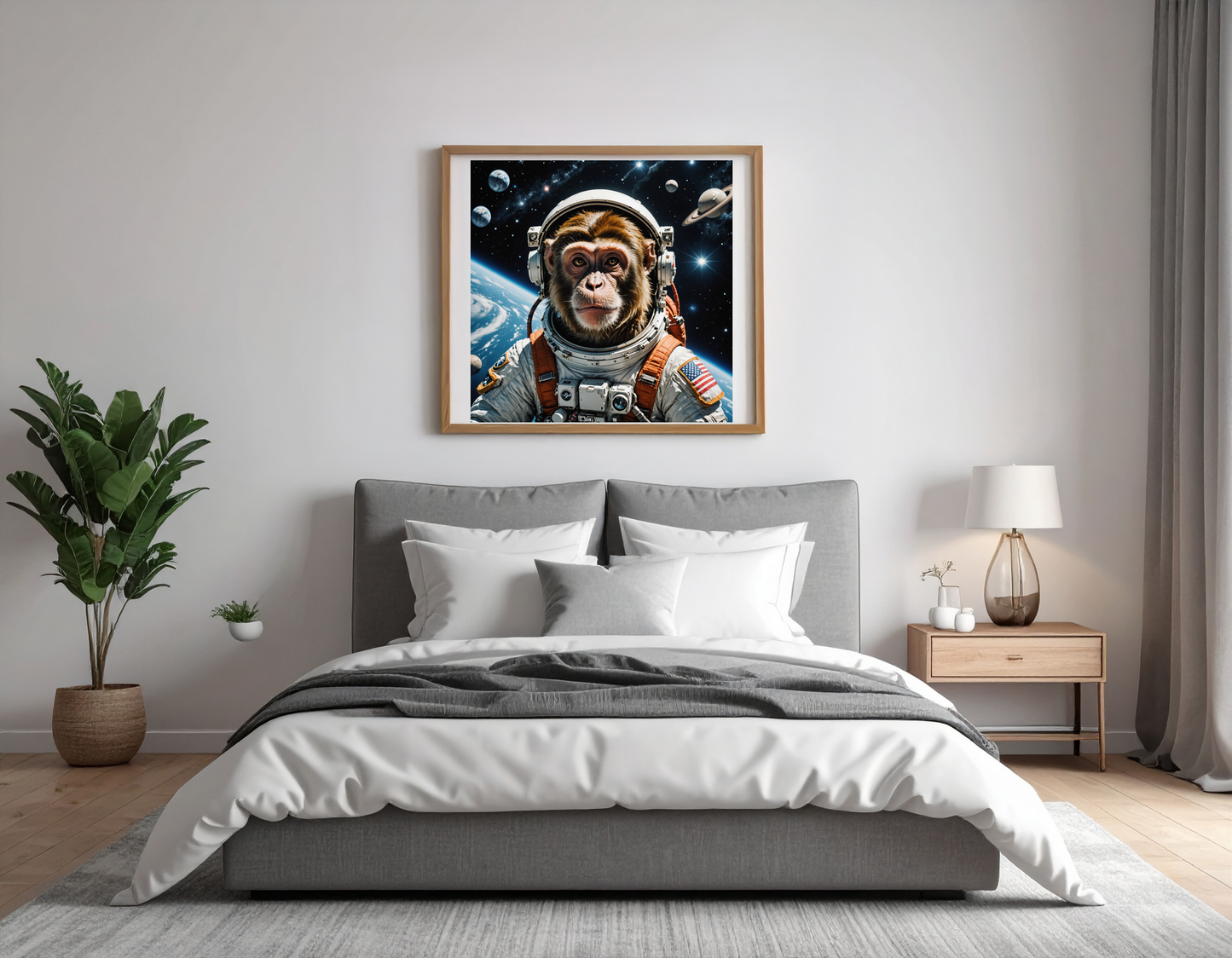 Monkey in space