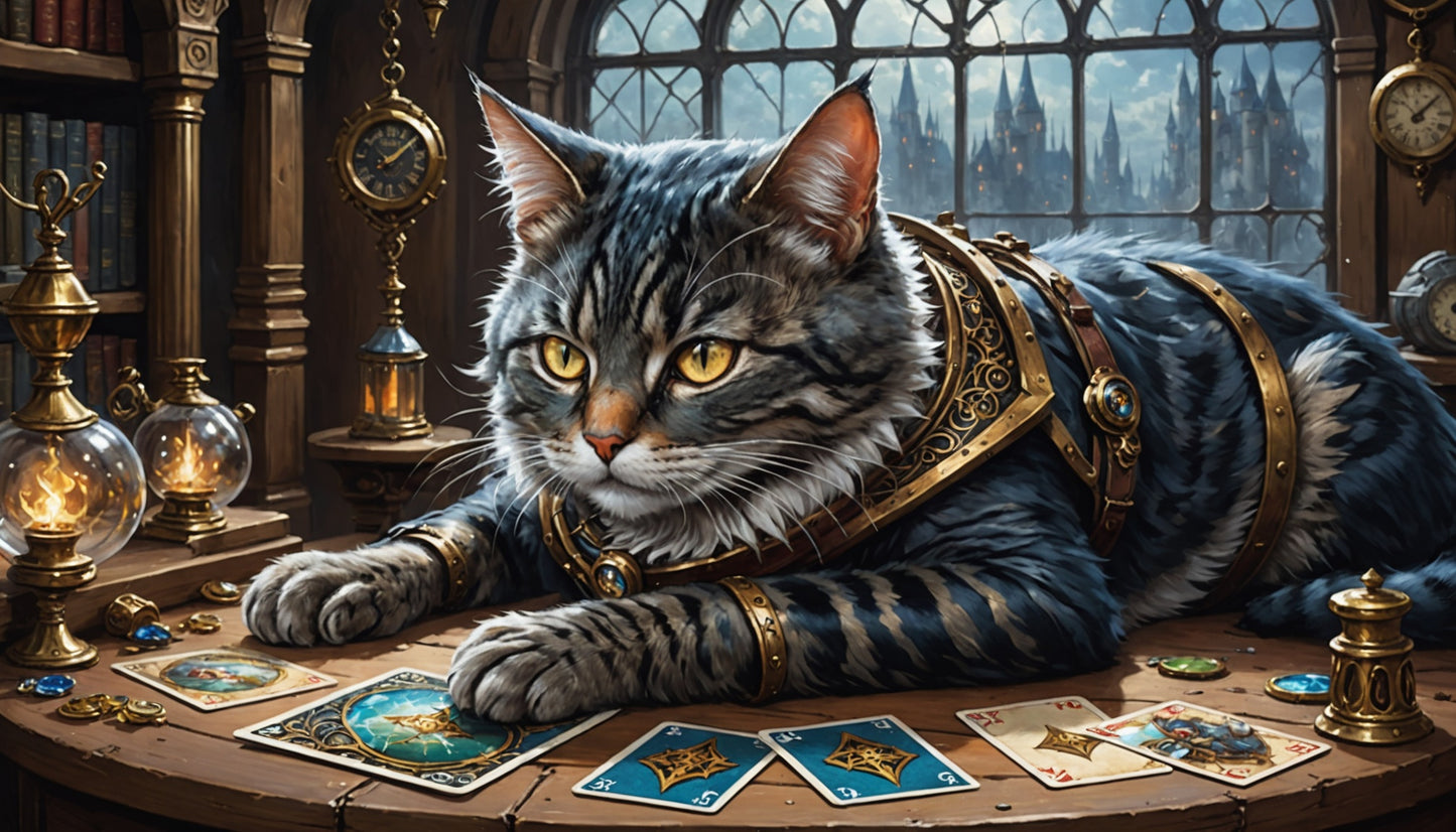 Sleeping Cat in steampunk