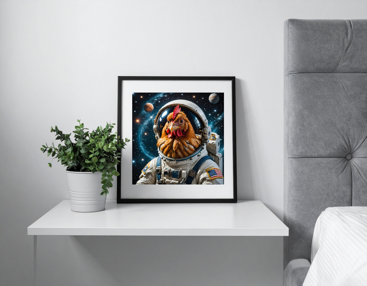 Chicken in space