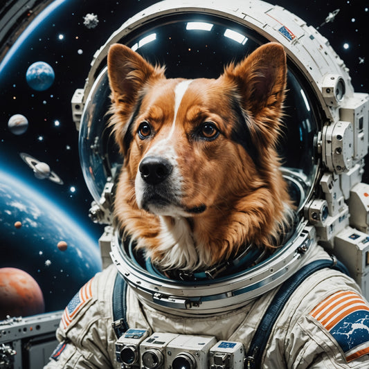 Dog in space