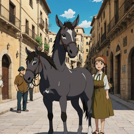 Donkey in Tarragona