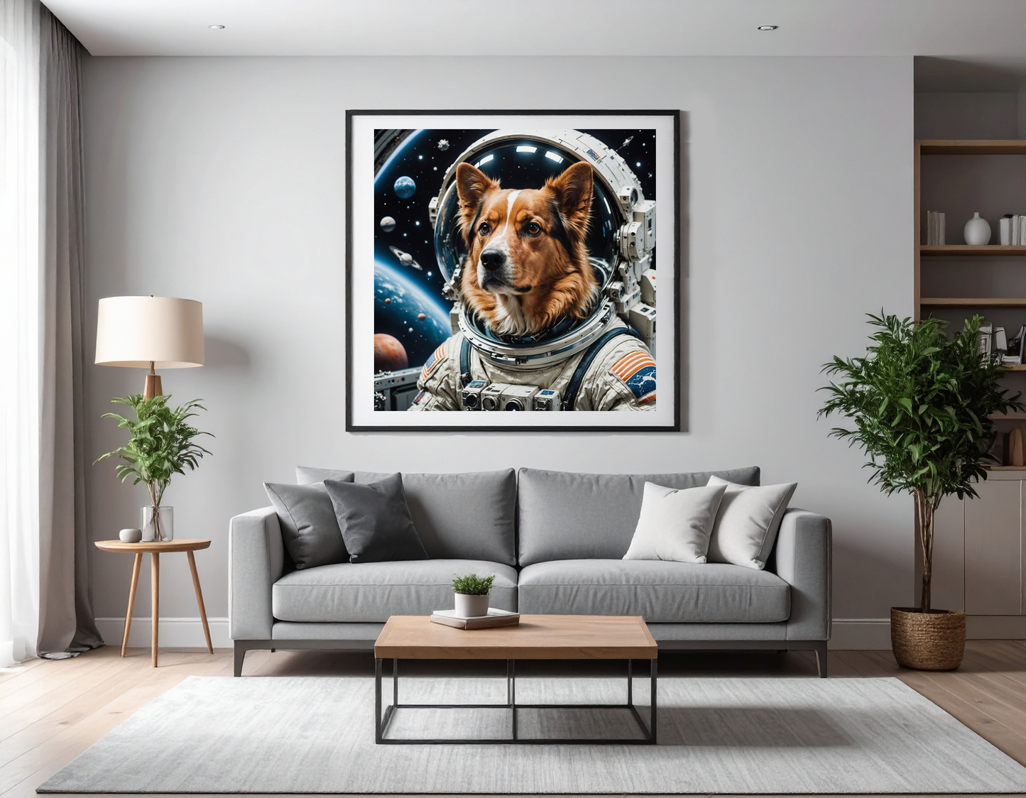 Dog in space
